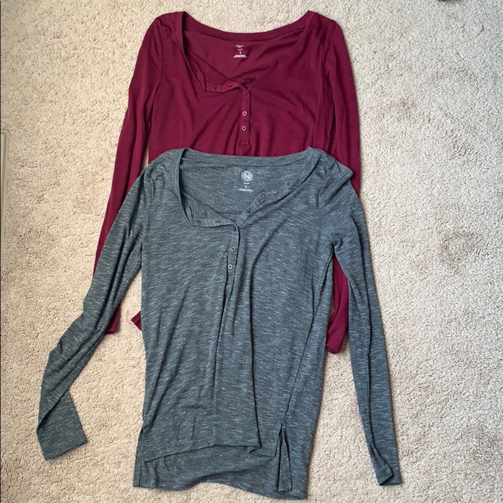 Long sleeve Henley